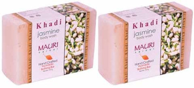 

Khadi Mauri Jasmine Soap - Pack of 2 - Premium Handcafted Herbal(250 g, Pack of 2)