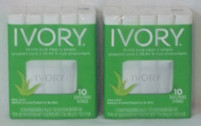

Ivory Soap Aloe Scent (2 Pack) - 20 Bars Total(120 g, Pack of 2)