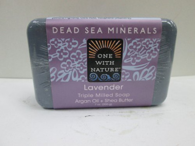 

One With Nature Dead Sea Mineral Soap Lavender (Pack of 6)(210 ml)