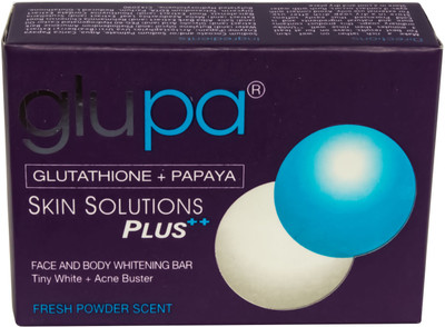 

Glupa Glutathione + Papaya Skin Solution Plus Whitening Soap(135 g)