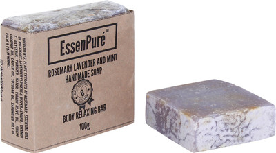 EssenPure Rosemary Lavender and Mint Handmade Soap (Pack of 3)(300 g, Pack of 3)