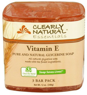 

Clearly Natural Bar Soap- Vitamin E (3 Bar Pack)(340 g)