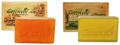 

Greenviv Natural Glow Bath Soap Combo(200 g, Pack of 2)
