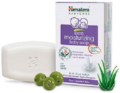 

Himalaya 5x Himalaya extra moisturizing baby soap(125 g, Pack of 5)