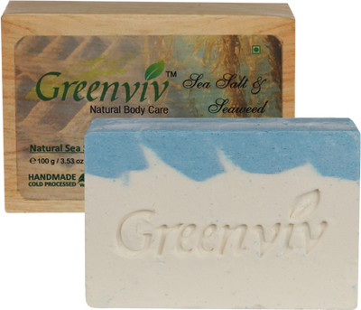 

Greenviv Natural Sea Salt Scrub Soap(100 g)