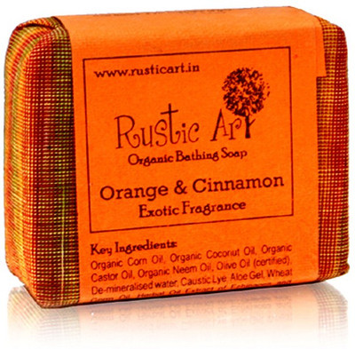 

Rustic Art Organic Orange & Cinnamon Soap(100 g)