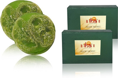 

IHA Ayurvedic Boroheal Footcare Soap Soap & Aloe Moist Soap of(450 g, Pack of 4)