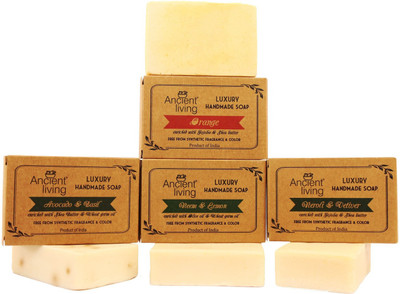 

Ancient Living Luxury Handmade Soap Combo Pack1(400 g, Pack of 4)