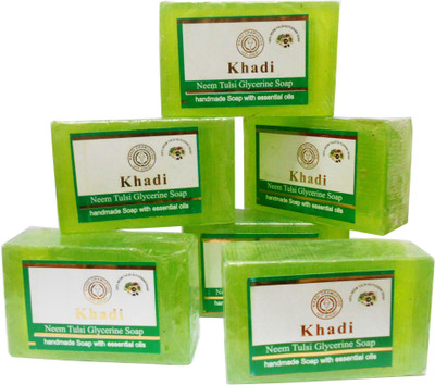

Khadi Herbal NaturalNeem Tulsi Soap Family pack(750 g, Pack of 6)