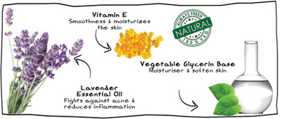 

Soulflower Lavender Pure Glycerin Soap(100 g)
