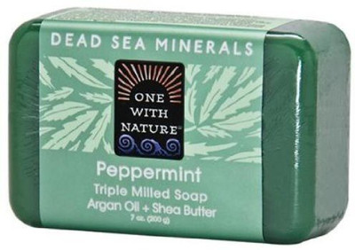 

One With Nature Peppermint Dead Sea Mineral Soap Bar(200 g)