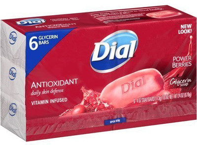 

Dial 2x Antioxidant Power Berries Glycerin Soap Bars 6 Count (12 Bars Total)(113 g)