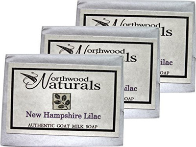

Northwood Naturals Goats Milk Soap - All Natural - New Hampshire Lilac - Pack of 3(30 g)