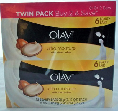 

Olay Ultra Moisture with Shea Butter Beauty Bars - 12 total(1080 g)