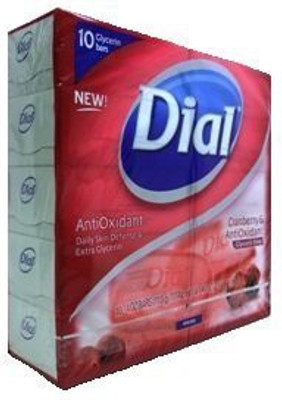 

Dial Cranberry & AntiOxidant Glycerin Bar Soap (10 Pack)(113 g, Pack of 10)