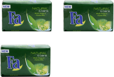 

Fa Natural&care White Grape & milk Soap ( Pack of 3 )(175 g, Pack of 3)