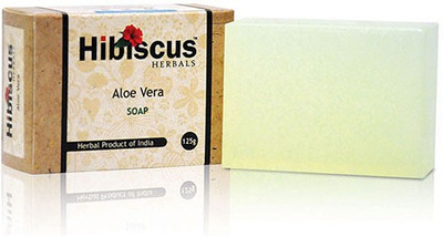 

Hibiscus Herbals Alovera - Soap(125 g)