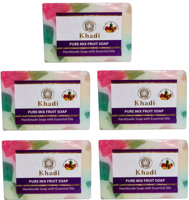 

Khadi Herbal Mix Fruit soap(625 g, Pack of 5)