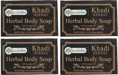 

Khadi Rishikesh Herbal Neem Body Soap-Pack of 4 Each(125 g, Pack of 4)