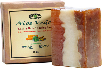 

Aloe Veda Luxury Butter Bathing Bar - Sandalwood & Turmeric(125 g)