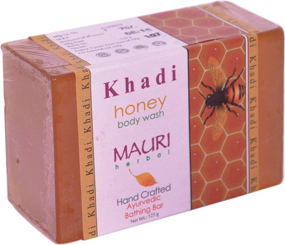 

Khadi Mauri Premium Handcrafted Honey Body Wash Soap(125 g)