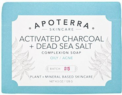 

Apoterra Skincare Organic Activated Charcoal + Dead Sea Salt Complexion Soap(127.53 g)