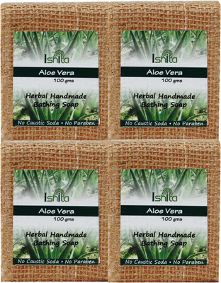 

Ishita International Aloe Vera Soap(400 g, Pack of 4)