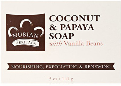 

Nubian Heritage Bar Soap Coconut And Papaya - Multi-pack(141.7 g, Pack of 5)