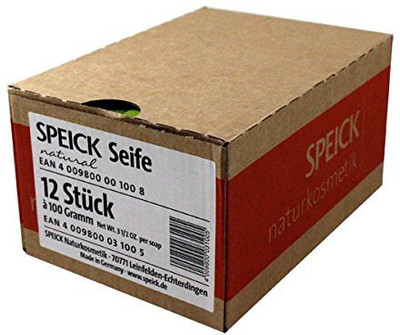 

Speick Box of 12 Soaps bar by(105 ml)