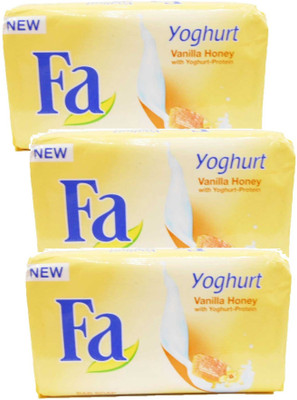 

Fa Yoghurt Vanilla Honey Soap Bars ( Pack of 3)(175 g, Pack of 3)
