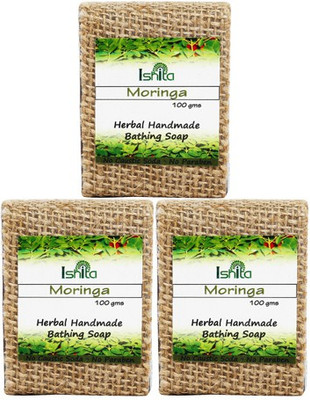 

Ishita International Handmade Moringa Soap(300 g, Pack of 3)