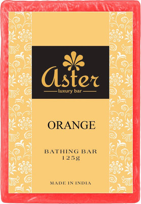 

Aster Luxury Handmade OrangeSoap 125g - Pack of 12(1500 g, Pack of 12)