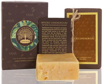 

VANA VIDHI Mysore Sandalwood Luxurious Handmade Cleanser(120 g)