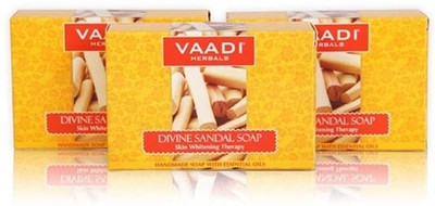 VAADI HERBALS Value Pack of 3 Divine Sandal Soap(3 x 75 g) VAADI HERBALS Value Pack of 3 Divine Sandal Soap(3 x 75 g)