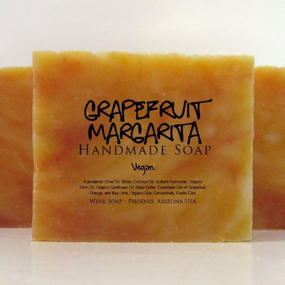 

Wink Grapefruit Margarita Handmade Soap (Vegan Organic 100% Natural Essential Oils)(140 g)