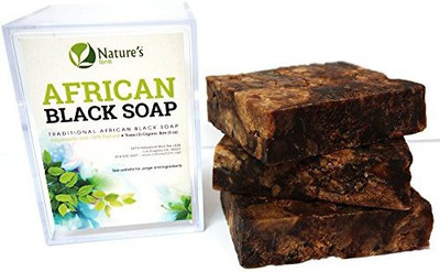 

Nature's form Organic African Black Soap with Shea Butter Natural aide for psoriasis Dry Scalp and Skin Eczema lightening and whitening Dermatitis and Acne by . Safe and therapeutic(30 g)