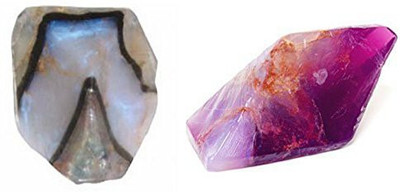 T.S. Pink Bundle of 2 Assorted SoapRocks (Bundle of Moonstone & Amethyst)(100 g)