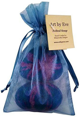 

Art by Eve Original Felted Soap Hand Bar 2 Pack (Tink)(30 g)