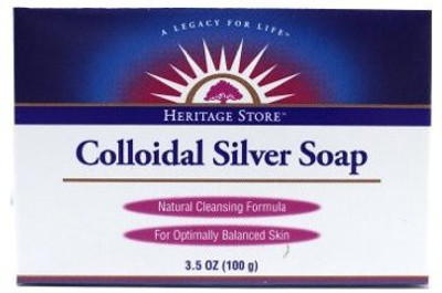 

Heritage Store Bath Soap Colloidal Silver(99.19 g)