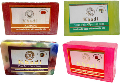 

Khadi Herbal Handmade Soap Combo-5(500 g, Pack of 4)