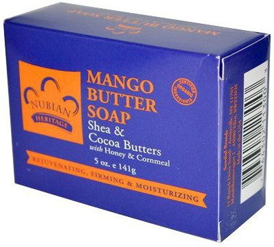 

Nubian Heritage Mango Body Butter Soap With Honey & Cornmeal by(141 g)
