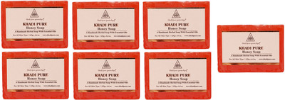 

Khadi Pure Natural Handmade Pure Honey Soap with essential Oil(875 g, Pack of 7)
