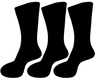 RC. ROYAL CLASS Men Solid Mid-Calf/Crew(Pack of 3)