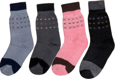 

Tullis Boys & Girls Printed Ankle Length, Grey/grey/pink/black