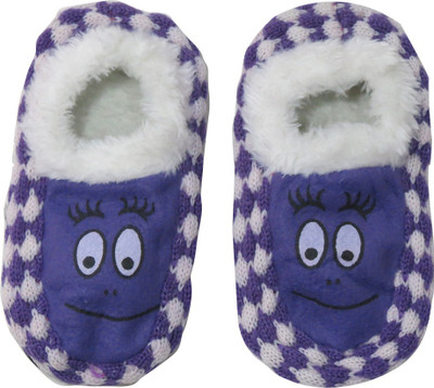 

Neska Moda Boys & Girls Checkered Peds/Footie/No-Show, Black;purple;white