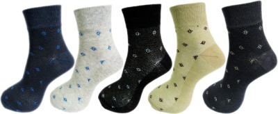RC. ROYAL CLASS Men Self Design Ankle Length(Pack of 5)