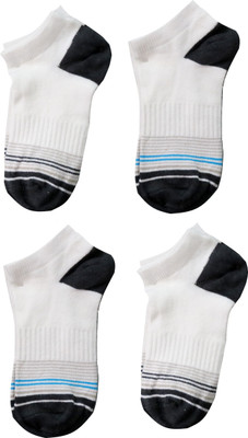 

Neska Moda Boys & Girls Solid Ankle Length(Pack of 4, Blue;white