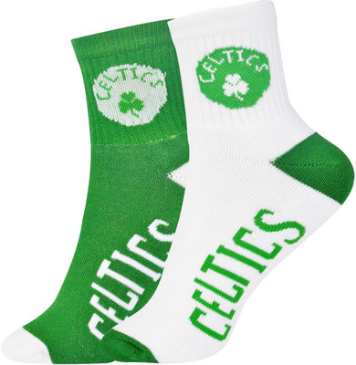 

NBA Boys Solid Ankle Length(Pack of 2, Dark green;white