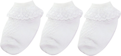 

Neska Moda Baby Boys & Baby Girls Solid Ankle Length(Pack of 3, White