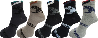 RC. ROYAL CLASS Men Self Design Ankle Length(Pack of 5)
